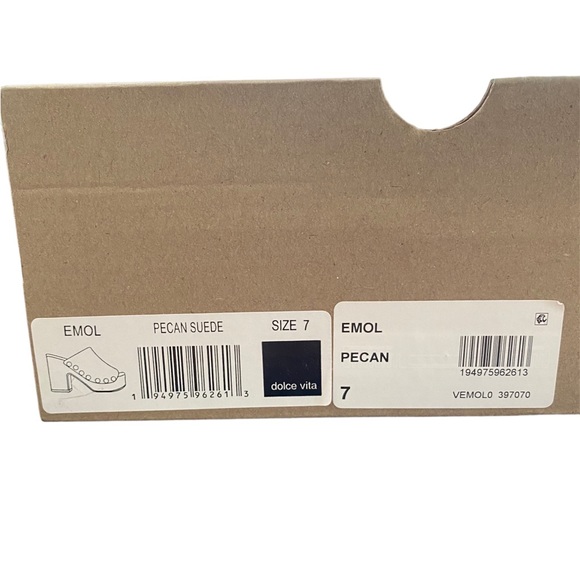 Dolce Vita Emol Pecan Suede Size 7 NEW - Picture 7 of 7